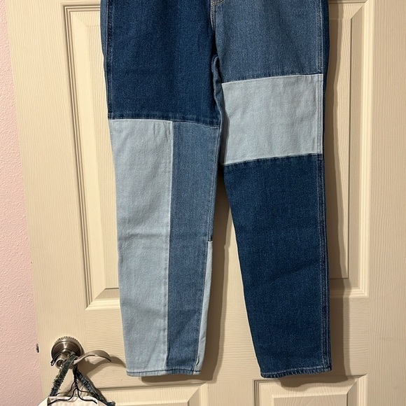 NWT Hollister Ultra High Rise Mom Jeans Colorblock  3R - Picture 3 of 6
